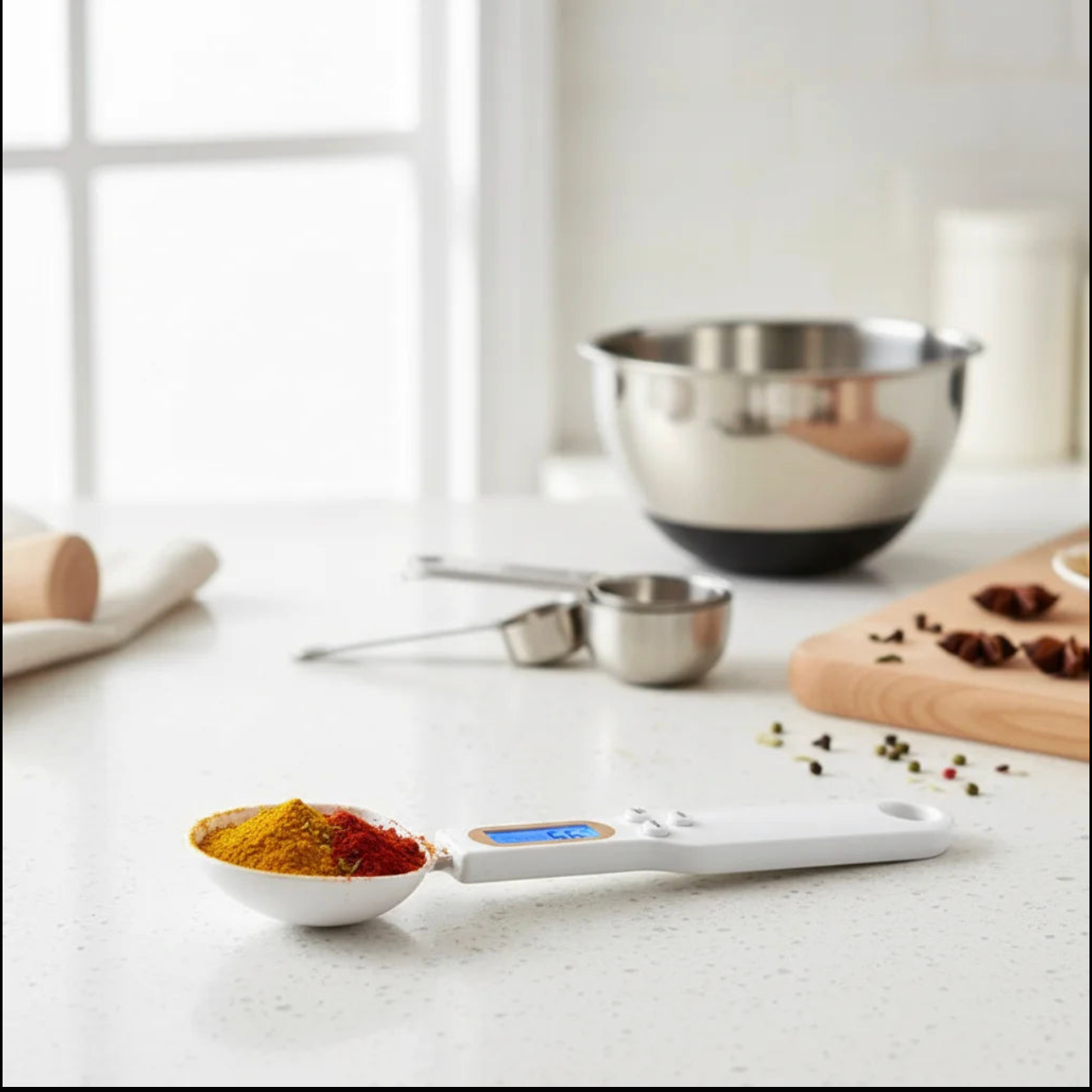 Mini Spoon Scale - Precision for Healthy Cooking!